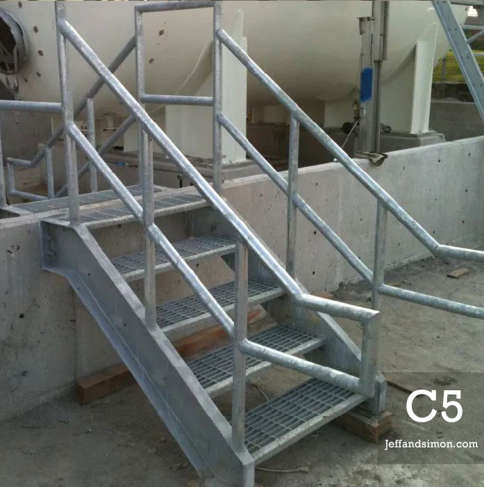 Pan-Formed vs Grating Treads on Commercial Stairs — Vancouver Stairs