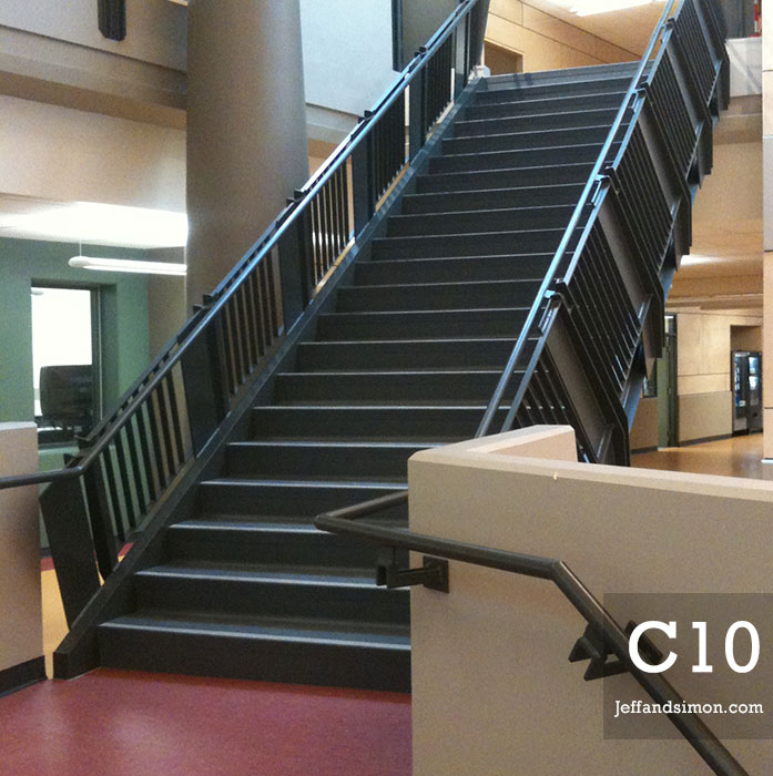 Switchback vs Straight-Run Commercial Stairs — Vancouver Stairs