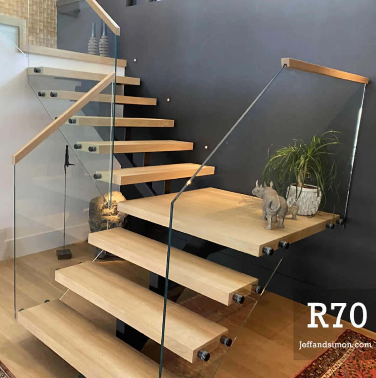 Mono Stringer Staircase fabricated in Vancouver