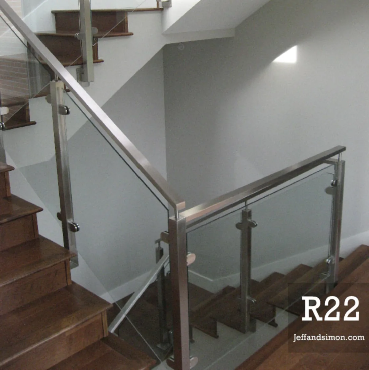Glass Guard Integration on Floating Stairs — Vancouver Stairs