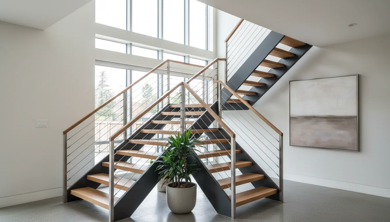 Open-Riser Stairs and the BC Building Code: What 'Unprotected Opening' Actually Limits