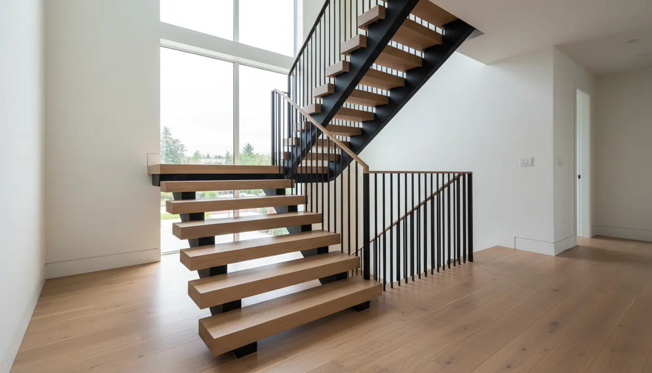 Tread Going and Run on Steel Stairs Under BC Code